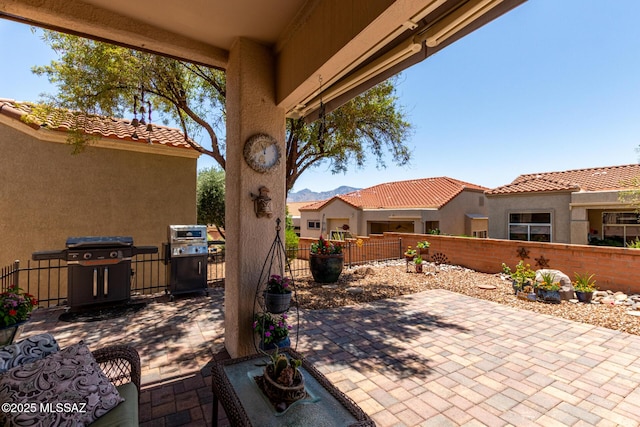 938 E Grass Meadow Pl, Oro Valley, AZ 85755 - view of patio with grilling area