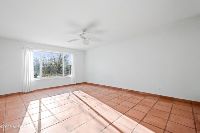 5015 N Via Condesa, Tucson, AZ 85718 - spare room featuring a ceiling fan and light tile patterned floors