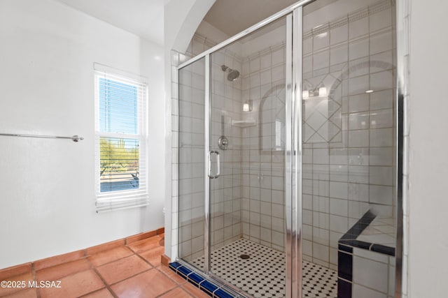 5015 N Via Condesa, Tucson, AZ 85718 - full bath with a shower stall and tile patterned floors