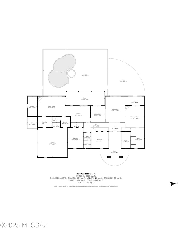5015 N Via Condesa, Tucson, AZ 85718 - view of property floor plan