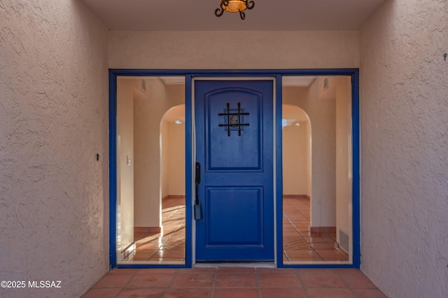 5015 N Via Condesa, Tucson, AZ 85718 - entrance to property with stucco siding