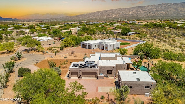 14092 E Placita Mochuelo, Vail, AZ 85641 - aerial view at dusk of a mountain view