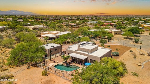 14092 E Placita Mochuelo, Vail, AZ 85641 - view of subject property with a pool area and a mountainous background