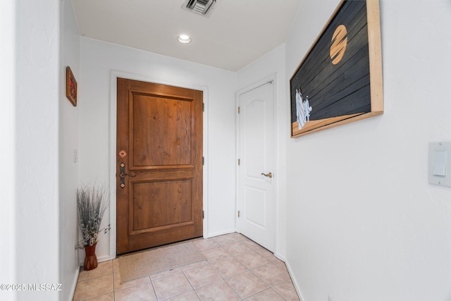 14092 E Placita Mochuelo, Vail, AZ 85641 - doorway to outside featuring light tile patterned floors and recessed lighting