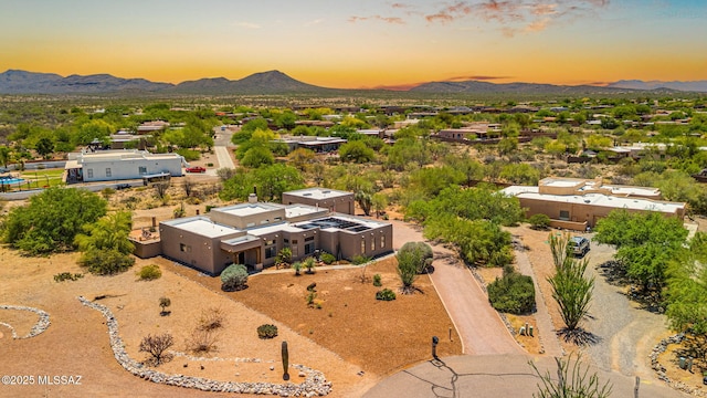 14092 E Placita Mochuelo, Vail, AZ 85641 - aerial view at dusk of a mountain view