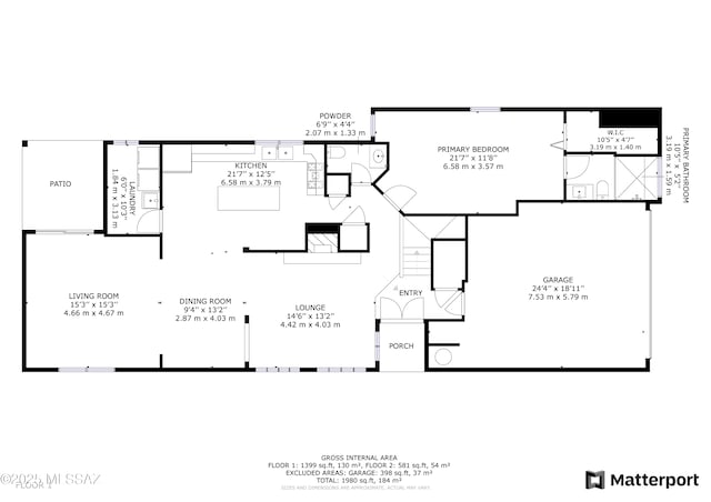 8942 N Ferber Ct, Tucson, AZ 85742 - view of property floor plan