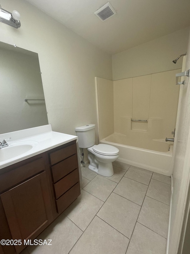 1809 E Miles St, Tucson, AZ 85719 - bathroom with vanity, shower / tub combination, and tile patterned flooring