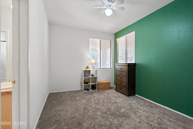 11120 E Mountain Gate Pl, Tucson, AZ 85749 - carpeted bedroom featuring baseboards and ceiling fan
