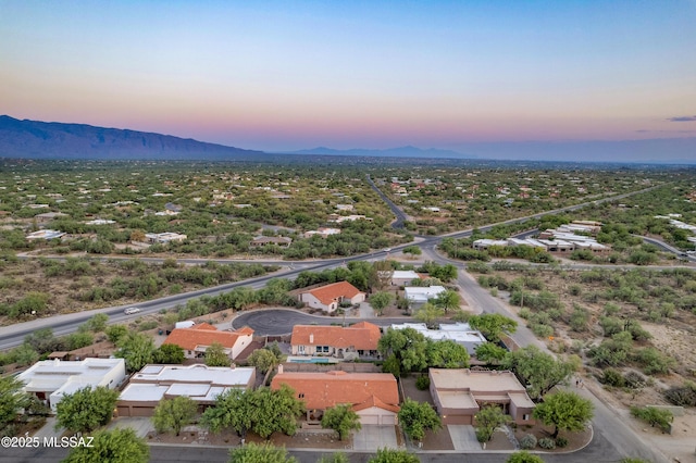 11120 E Mountain Gate Pl, Tucson, AZ 85749 - bird's eye view of a mountain backdrop