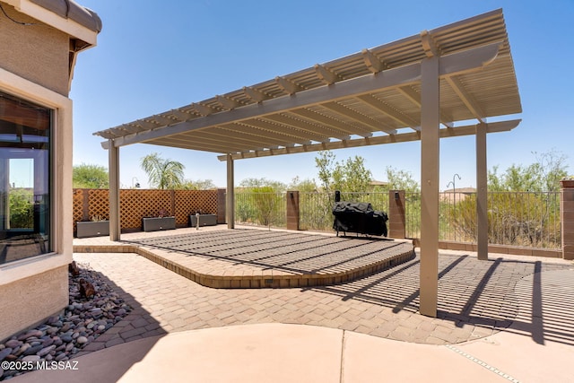 9407 E Greek Sage Way, Vail, AZ 85641 - view of patio / terrace with a pergola