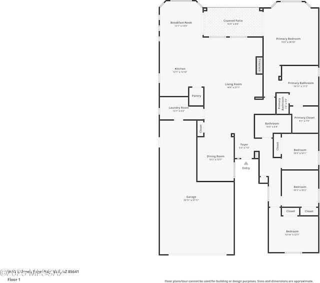 9407 E Greek Sage Way, Vail, AZ 85641 - view of room layout