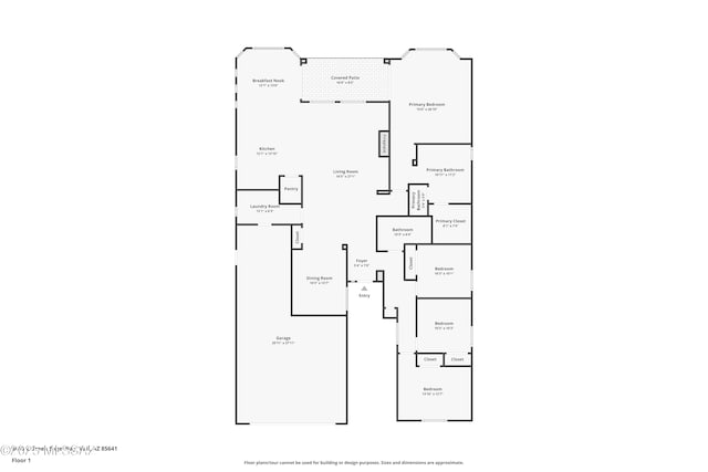 9407 E Greek Sage Way, Vail, AZ 85641 - view of floor plan / room layout