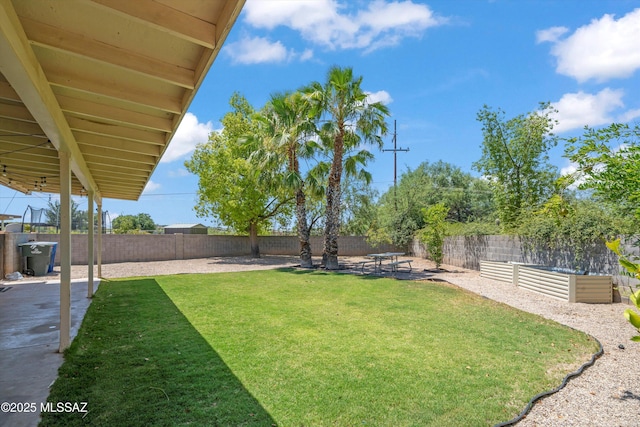 1441 N Calle De Durazo, Tucson, AZ 85715 - fenced backyard featuring a patio area