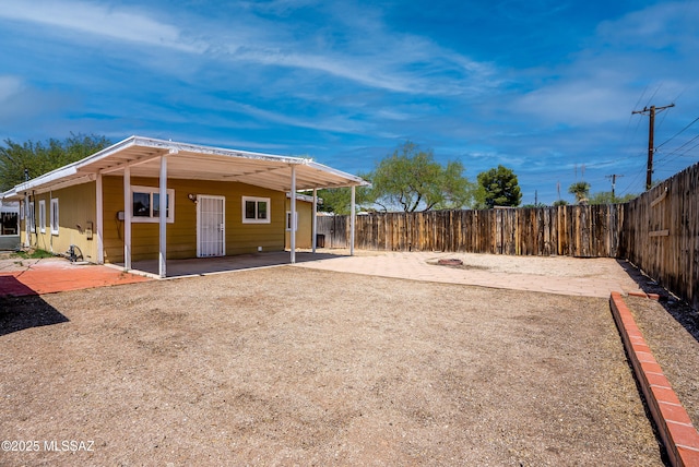 4812 E 3rd St, Tucson, AZ 85711 - fenced backyard featuring a patio