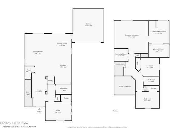 10567 E Desert Drifter Pl, Tucson, AZ 85747 - view of room layout