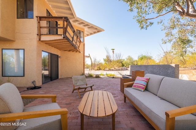 1115 W Santo Domingo Cir, Tucson, AZ 85704 - patio / terrace with an outdoor hangout area and a patio