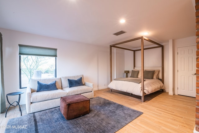 1115 W Santo Domingo Cir, Tucson, AZ 85704 - bedroom featuring light wood-type flooring and recessed lighting
