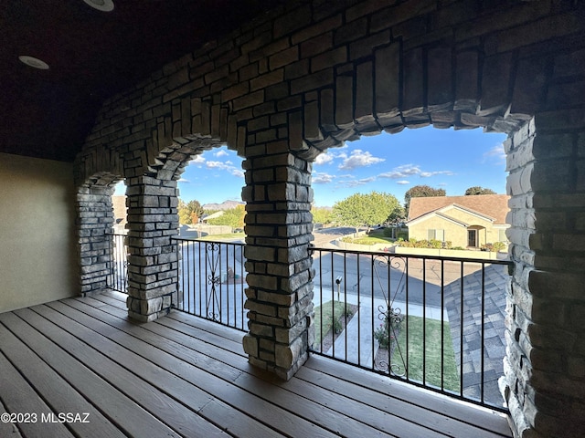 508 N Eagle Meadow Loop, Thatcher, AZ 85552 - view of wooden deck