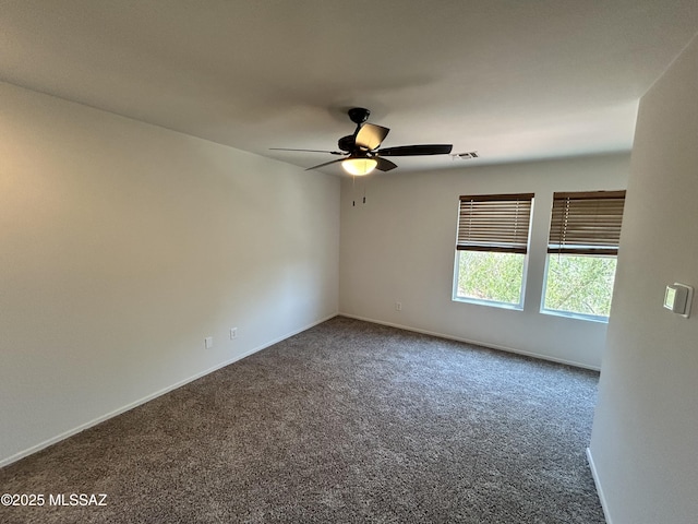 3365 N River Rapids Dr, Tucson, AZ 85712 - carpeted empty room featuring ceiling fan and baseboards