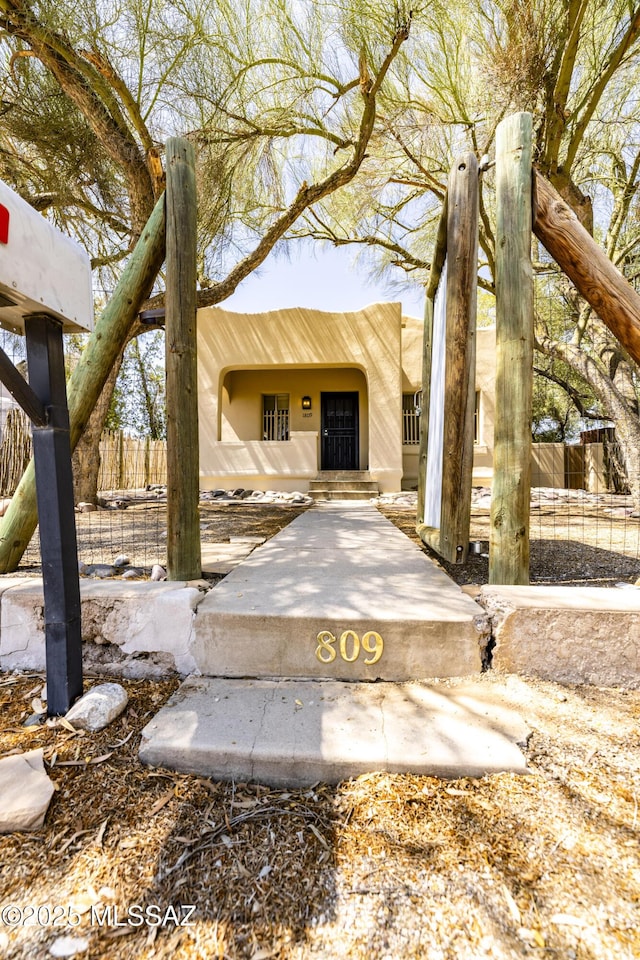 1809 E 8th St, Tucson, AZ 85719 - view of front of house featuring stucco siding