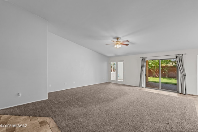 1026 E Madera Estates Ln, Sahuarita, AZ 85629 - carpeted empty room with ceiling fan and baseboards