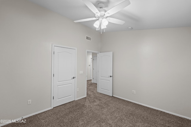 1026 E Madera Estates Ln, Sahuarita, AZ 85629 - unfurnished bedroom with carpet flooring and a ceiling fan