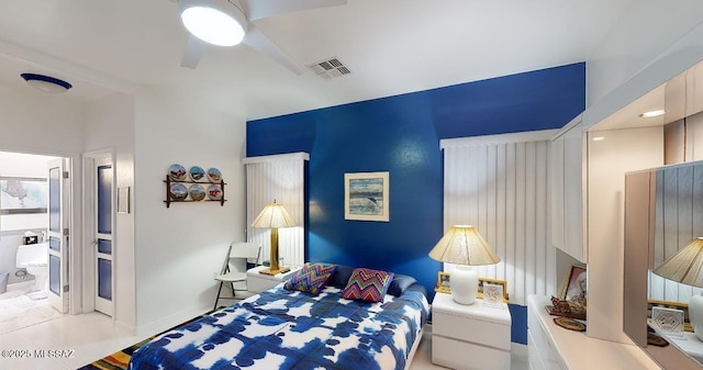 15769 S Via Cayetano, Sahuarita, AZ 85629 - bedroom featuring ensuite bathroom and a ceiling fan