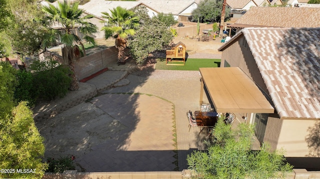 2898 W Simplicity Dr, Tucson, AZ 85741 - view of yard with a patio