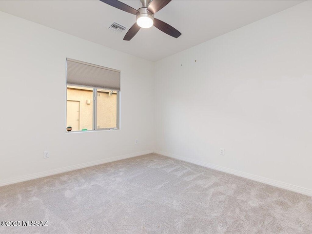 3872 W Sonoma Ranch Pl, Marana, AZ 85658 - empty room featuring light carpet and ceiling fan