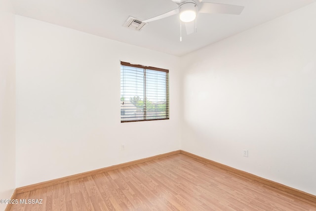 3969 E Agate Knoll Dr, Tucson, AZ 85756 - empty room featuring light wood-style floors and ceiling fan