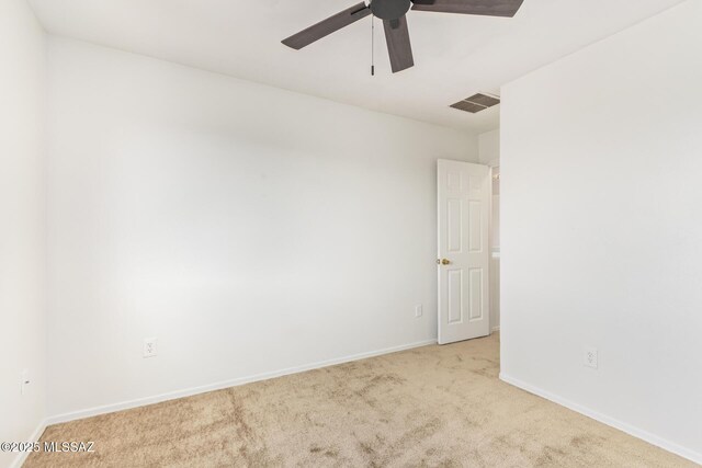 3969 E Agate Knoll Dr, Tucson, AZ 85756 - carpeted empty room featuring ceiling fan and baseboards