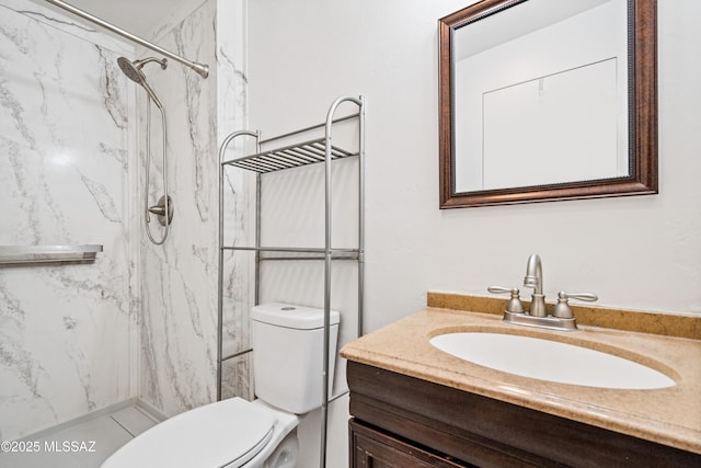 1818 E Mitchell St, Tucson, AZ 85719 - full bath with vanity and a marble finish shower