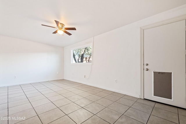 1818 E Mitchell St, Tucson, AZ 85719 - spare room featuring ceiling fan and light tile patterned floors