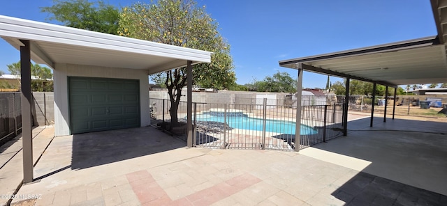 2215 E Bantam Rd, Tucson, AZ 85706 - view of swimming pool with a fenced backyard and a patio