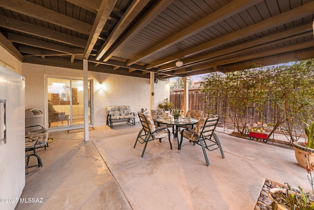 5760 S Stewart Blvd, Tucson, AZ 85706 - view of patio / terrace featuring outdoor dining area