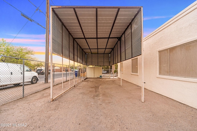 5760 S Stewart Blvd, Tucson, AZ 85706 - view of parking featuring a detached carport