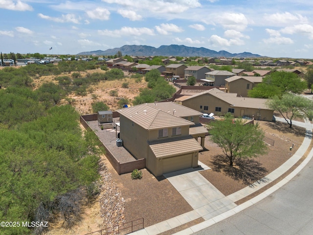 977 S Limestone St, Benson, AZ 85602 - aerial view of residential area with mountains