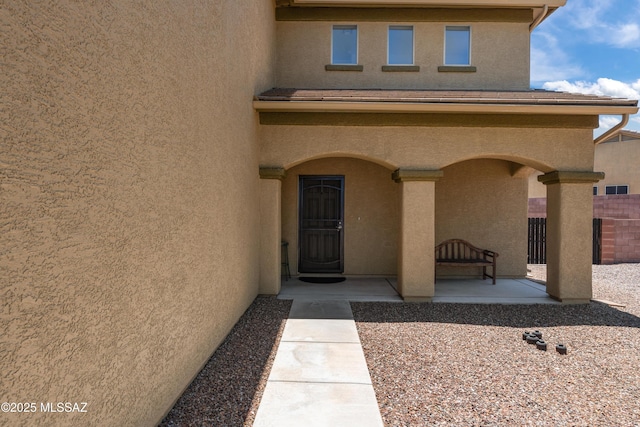 977 S Limestone St, Benson, AZ 85602 - property entrance with stucco siding