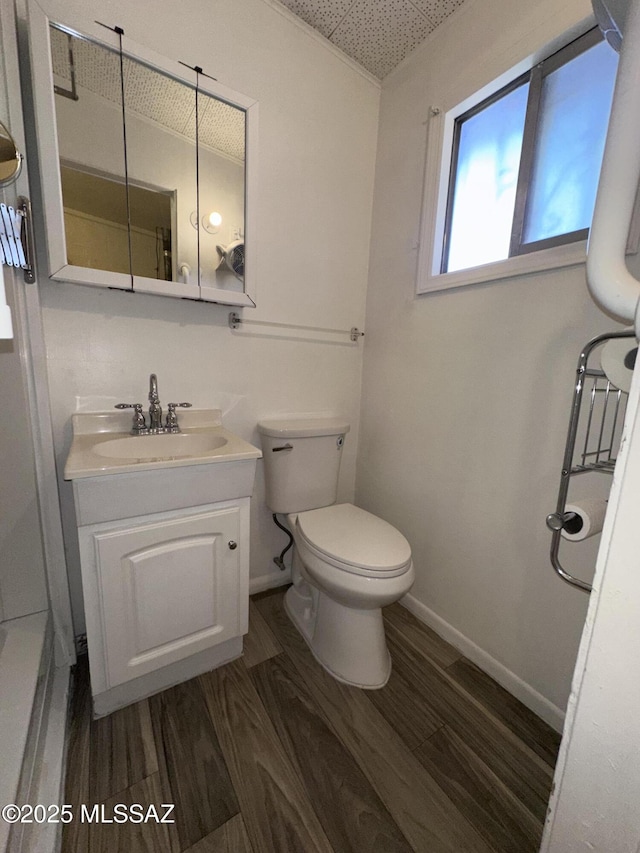 1339 W Pastime Rd, Tucson, AZ 85705 - bathroom featuring wood finished floors and vanity