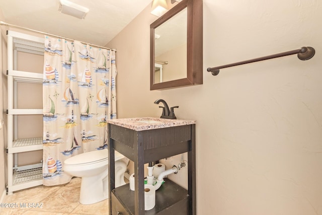 1312 S Avenida Polar Unit A6, Tucson, AZ 85710 - bathroom with curtained shower and tile patterned flooring