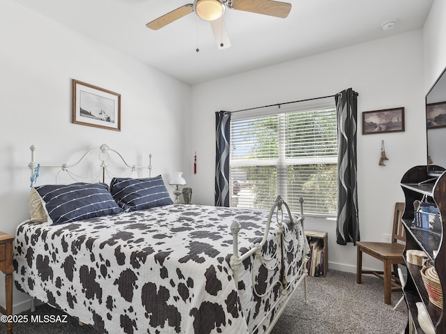 656 W Wilkinson St, Corona De Tucson, AZ 85641 - carpeted bedroom with baseboards and ceiling fan