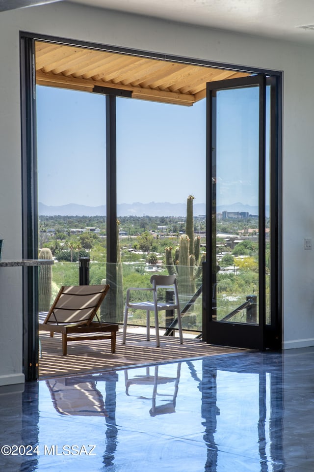 5051 N Hillcrest Dr, Tucson, AZ 85704 - bedroom with multiple windows, expansive windows, and a mountain view