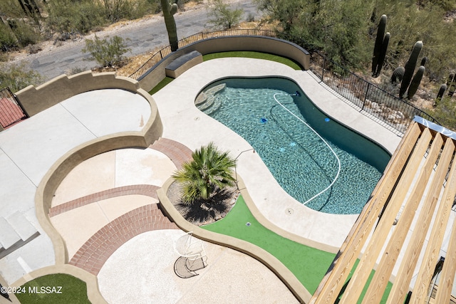 5051 N Hillcrest Dr, Tucson, AZ 85704 - view of swimming pool with a patio