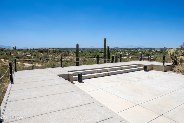 5051 N Hillcrest Dr, Tucson, AZ 85704 - view of patio with a mountain view