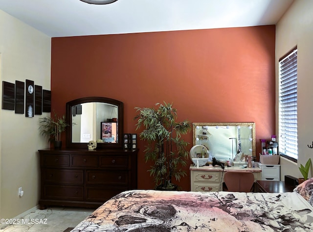 1102 E Mud Spring Canyon Ln, Sahuarita, AZ 85629 - bedroom with a high ceiling and baseboards