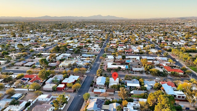 2839 E 2nd St, Tucson, AZ 85716 - aerial perspective of suburban area with a mountainous background