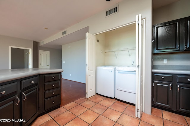 2990 W Trevi Pl Unit 200, Tucson, AZ 85741 - laundry area with separate washer and dryer and light tile patterned floors