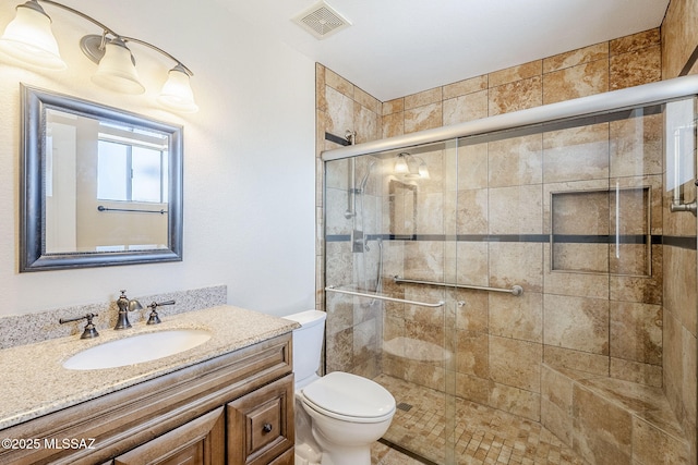 2366 N Camino Mateo, Tucson, AZ 85745 - full bathroom with vanity and a stall shower
