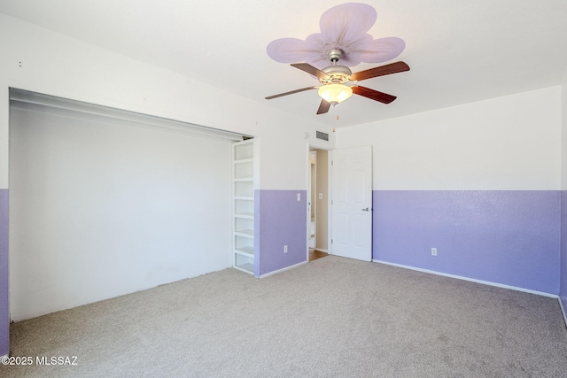 2366 N Camino Mateo, Tucson, AZ 85745 - unfurnished bedroom featuring carpet flooring and ceiling fan