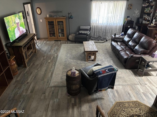7855 N Northern Ave, Tucson, AZ 85704 - living room featuring wood finished floors